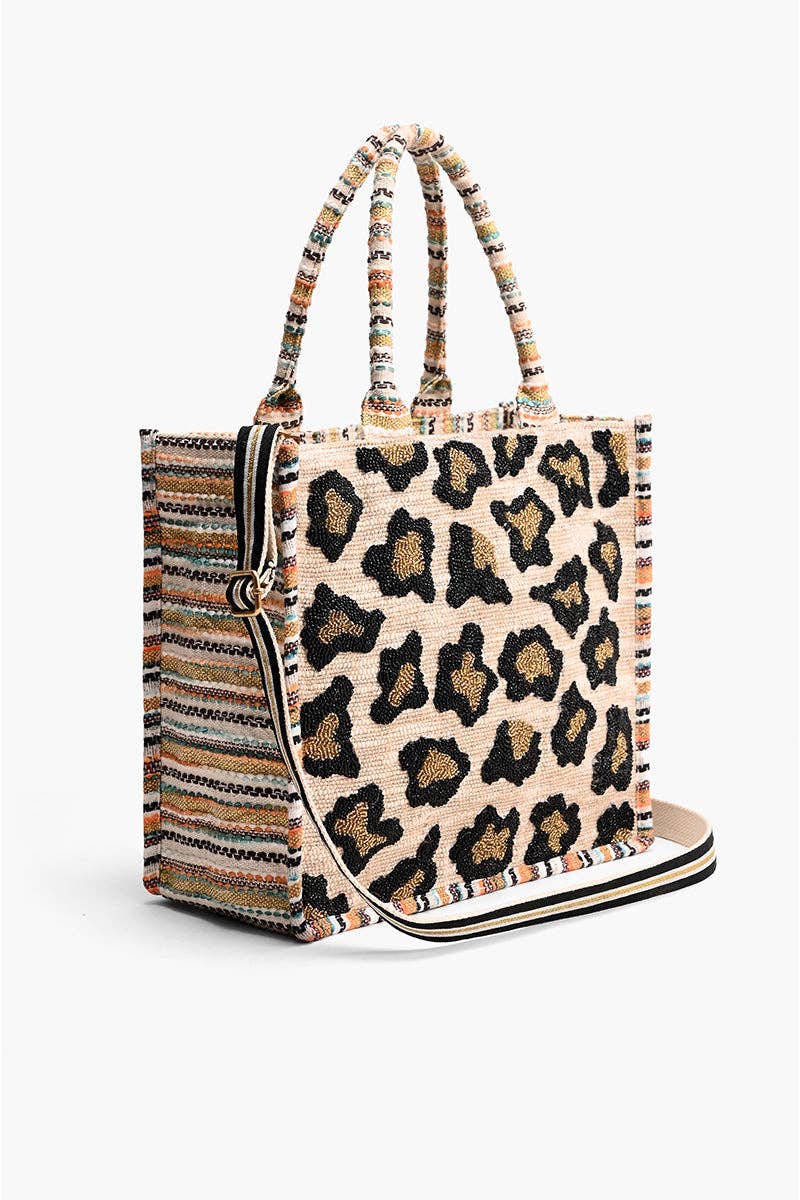 Luxe Leopard Day Tote | America and Beyond