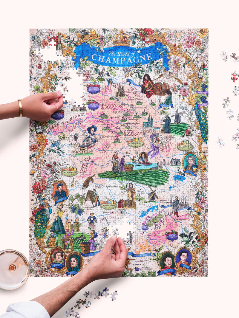 1000 Piece Wine Jigsaw Puzzle | Champagne | Water &amp; Wines