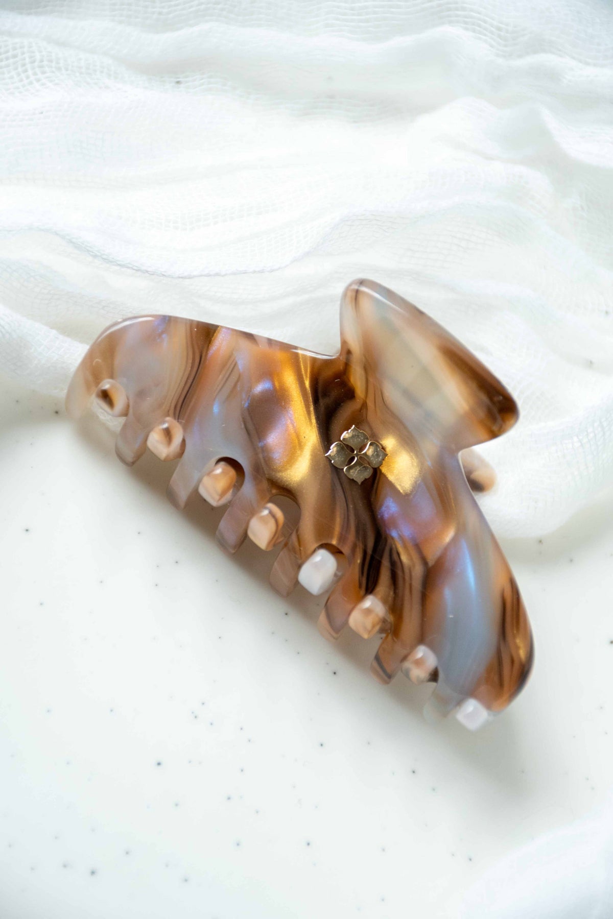 Glamour Grip Mini Claw | Ametrine - Bronze Gold Lavender | Fenna&Fei