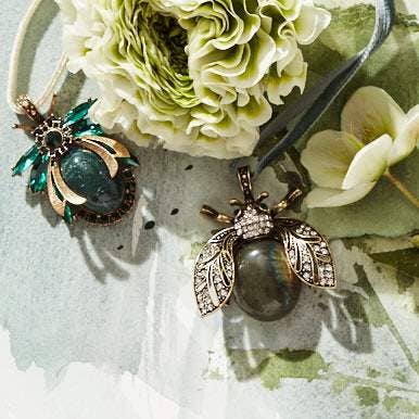 Ornament | Emerald Vintage Bug | Joanna Buchanan