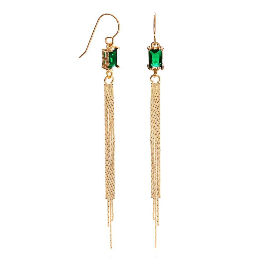 Earrings | Emerald Duster  | Amano Studio