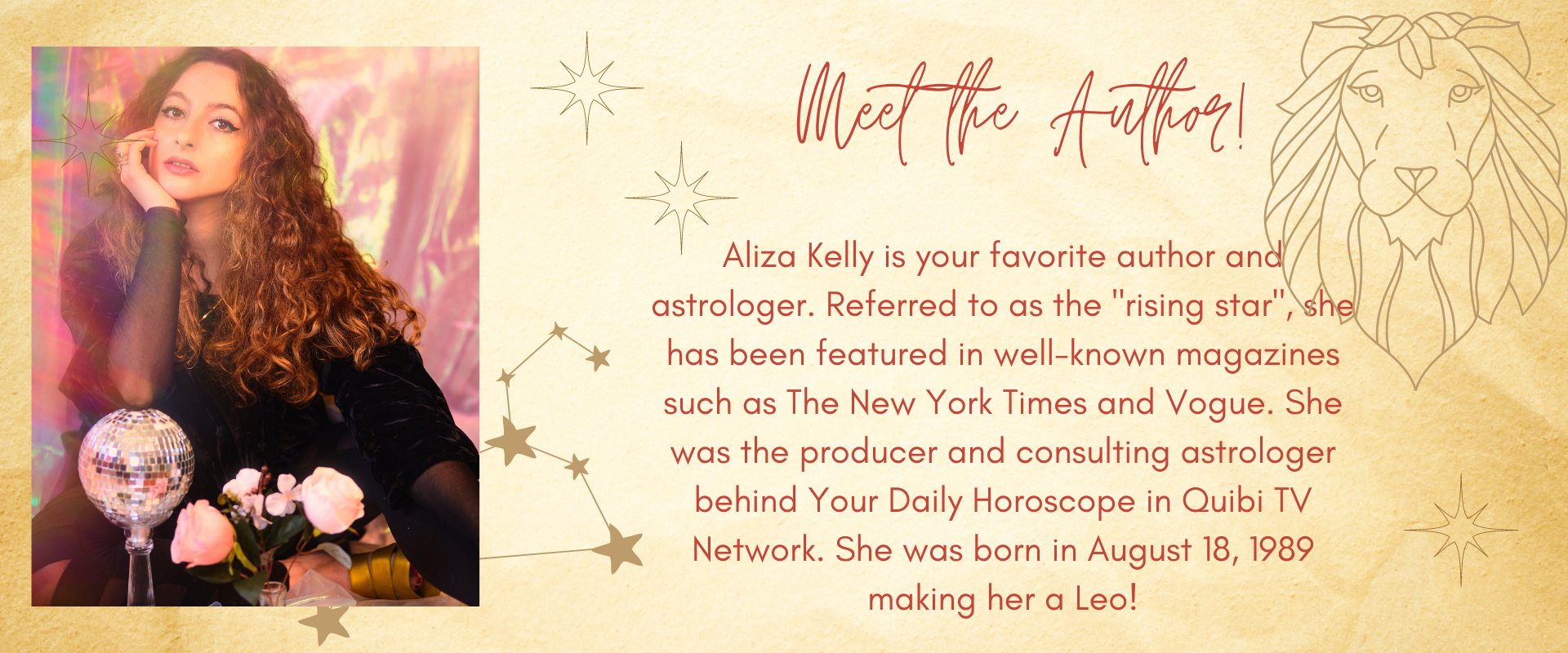 Aliza Kelly is the author of the book. Information about Aliza Kelly