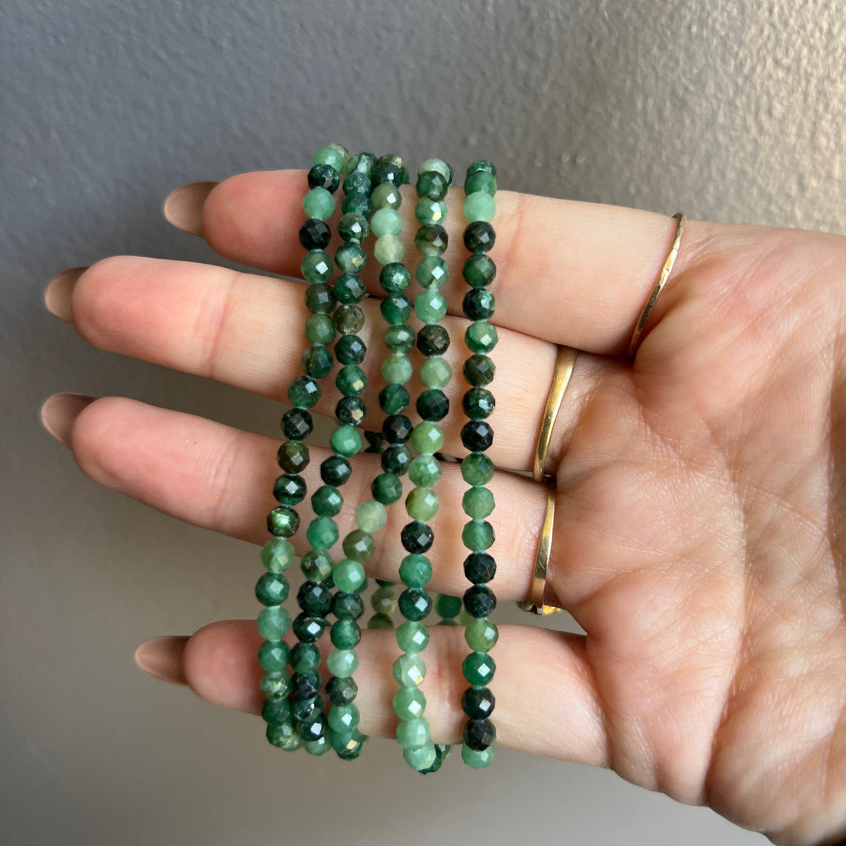 Beaded Crystal Bracelets | Sapphire &amp; Sage