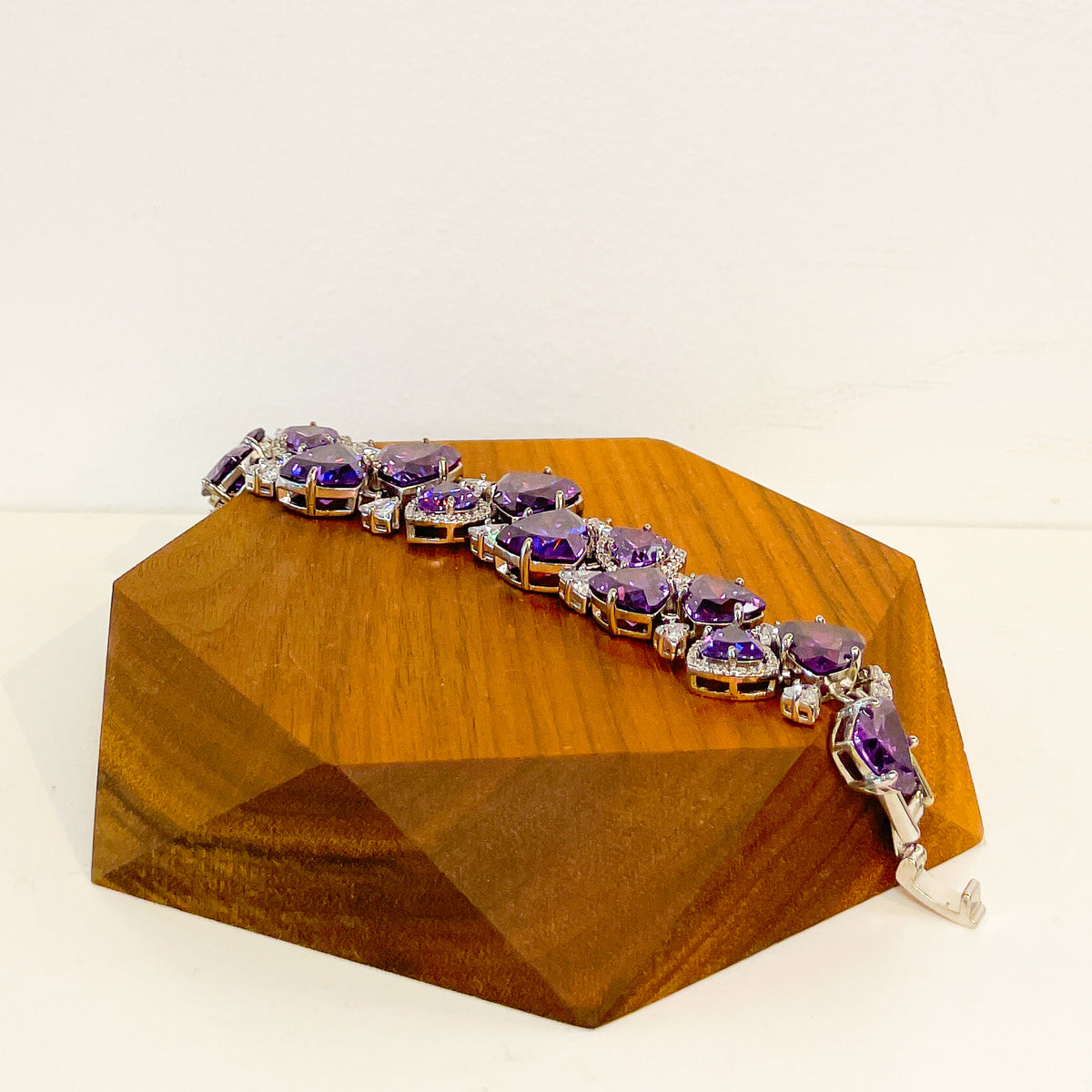 Bracelet | Triangle Crystal | Amethyst