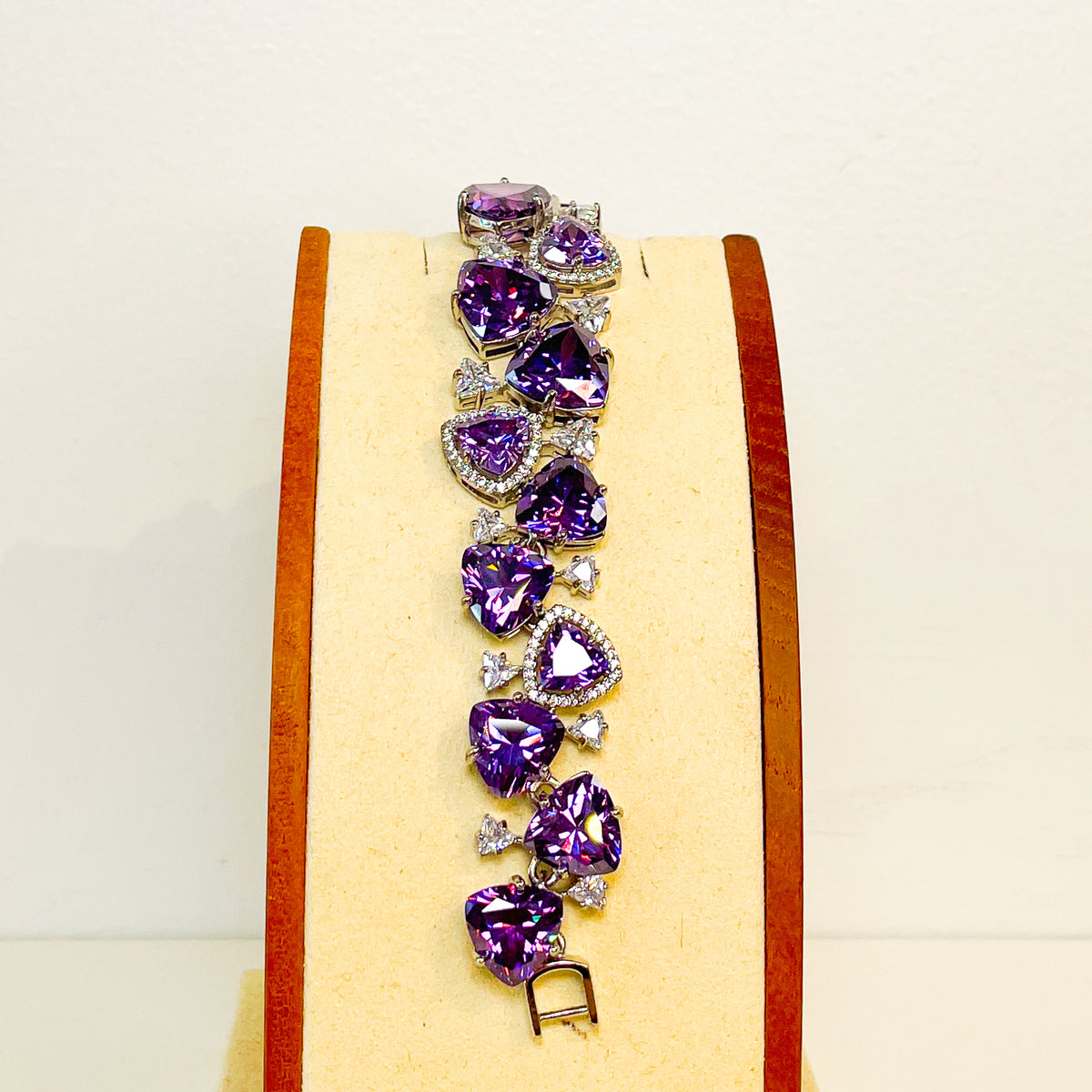 Bracelet | Triangle Crystal | Amethyst