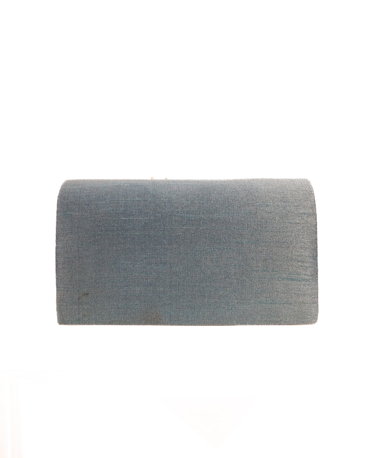 Evening Clutch | Bold Floral | Cornflower Silk, Emerald, Amethyst, and Citrine | Miriam Zardozi