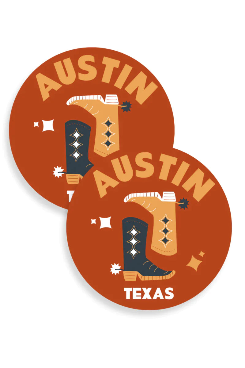 college coasters that have the name of the city on it. University of Texas Longhorns. Louisiana State University Tigers. Texas A&M Aggies