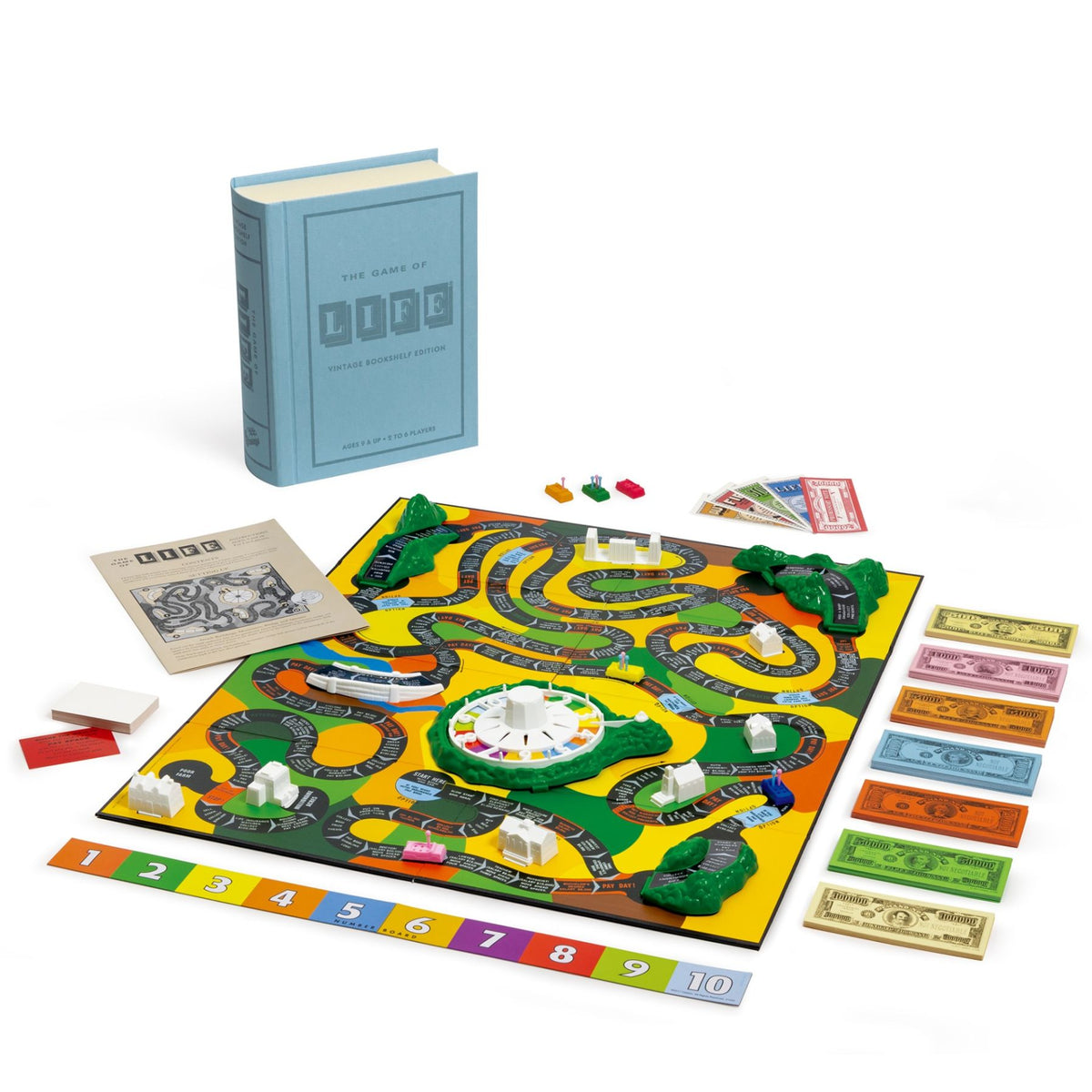 Vintage Bookshelf Edition | The Game of Life | WS Game Company