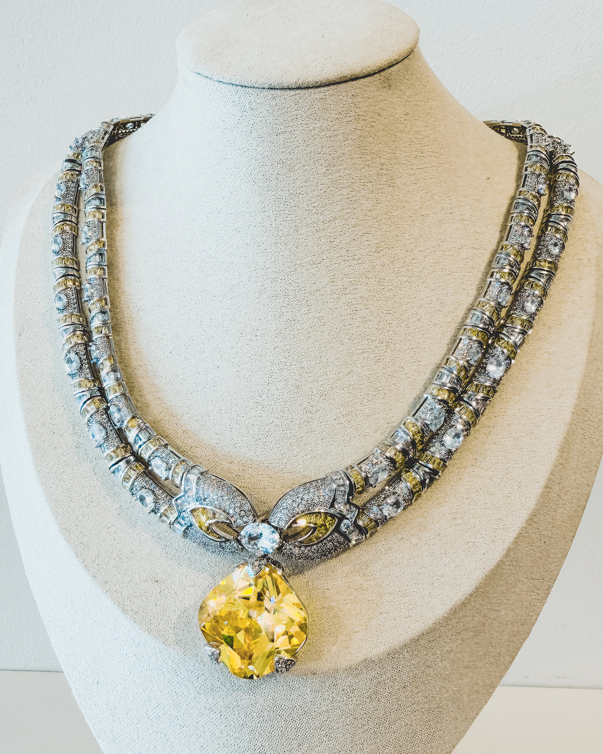Necklace | Tulip Drop | Citrine