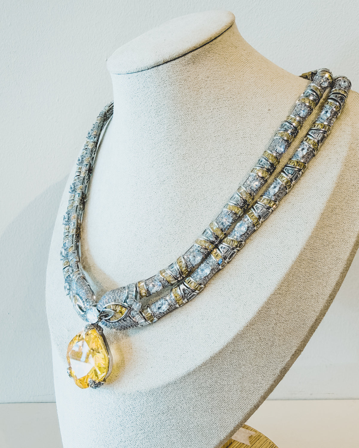 Necklace | Tulip Drop | Citrine