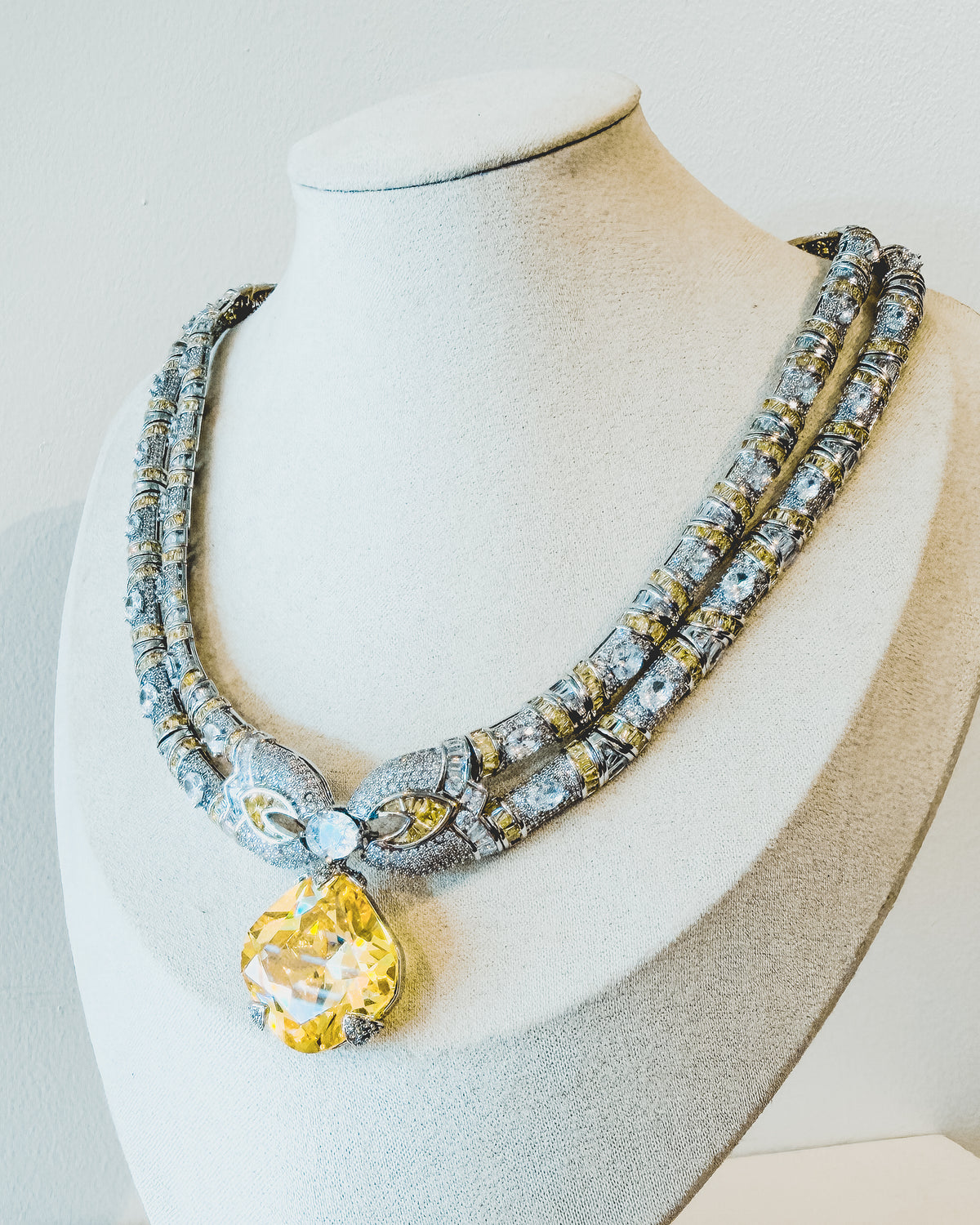 Necklace | Tulip Drop | Citrine