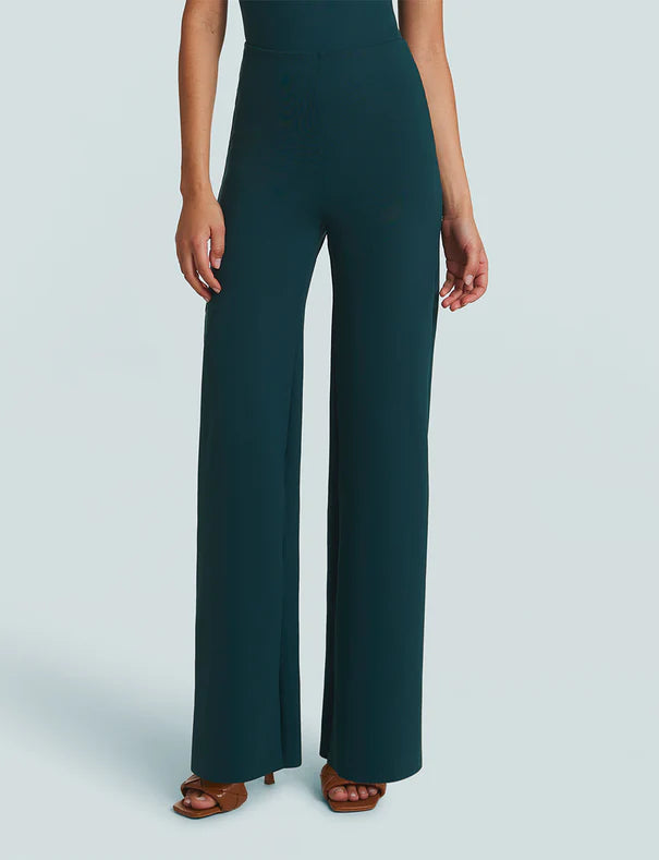 Neoprene Wide Leg Pant | Juniper | by Commando