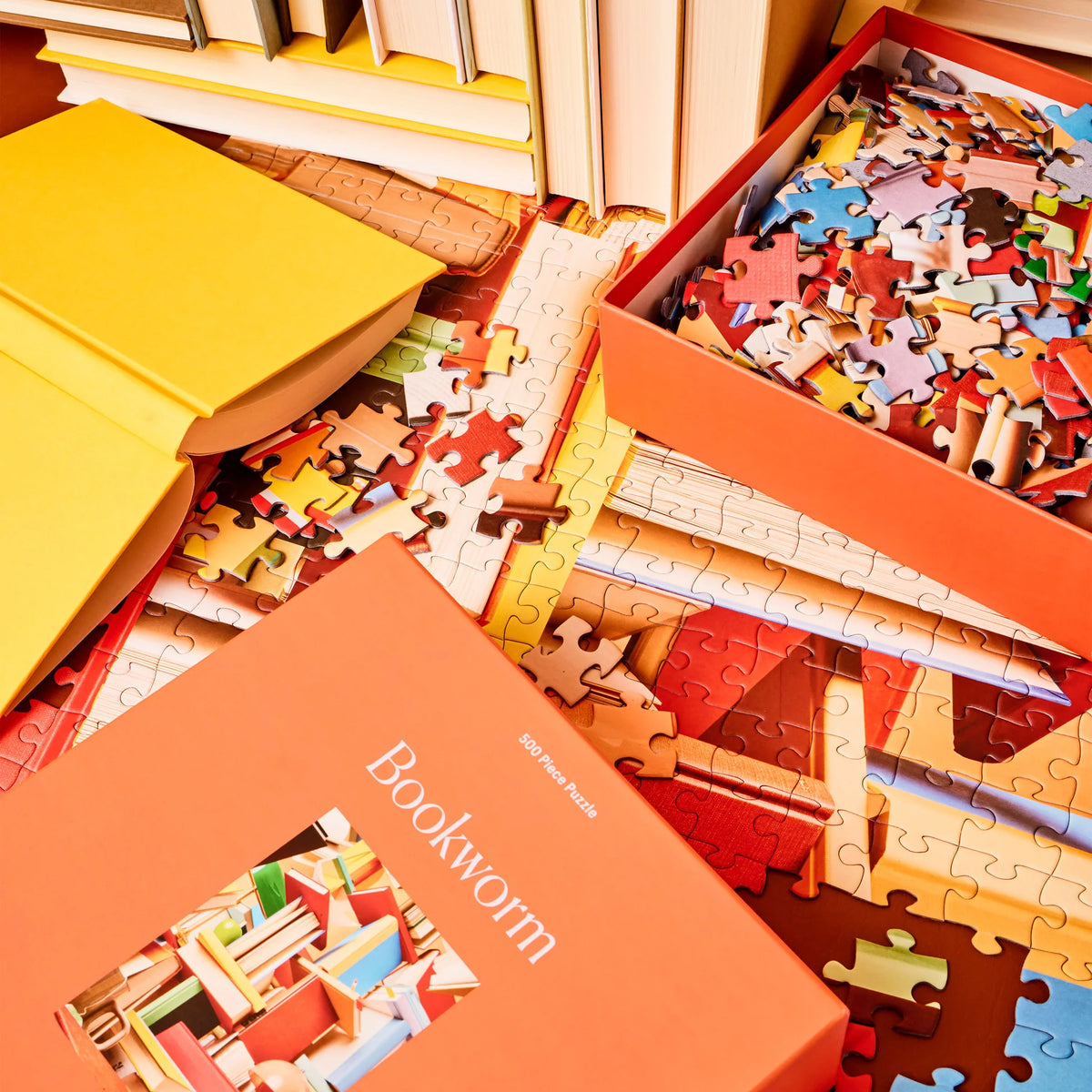 500 Piece Puzzle | Bookworm | Piecework Puzzles