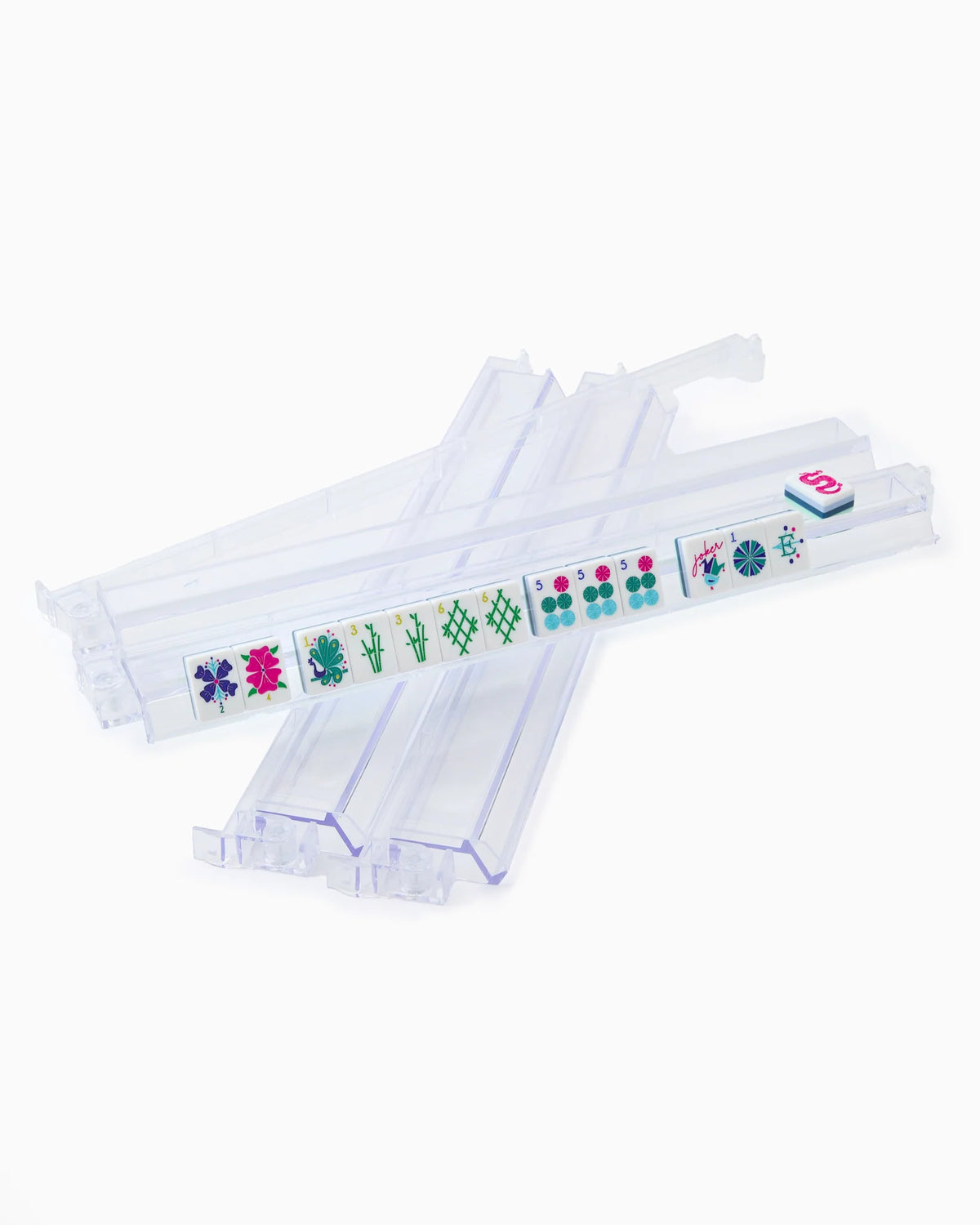 Rack and Pusher Set | Clear | Oh My Mahjong