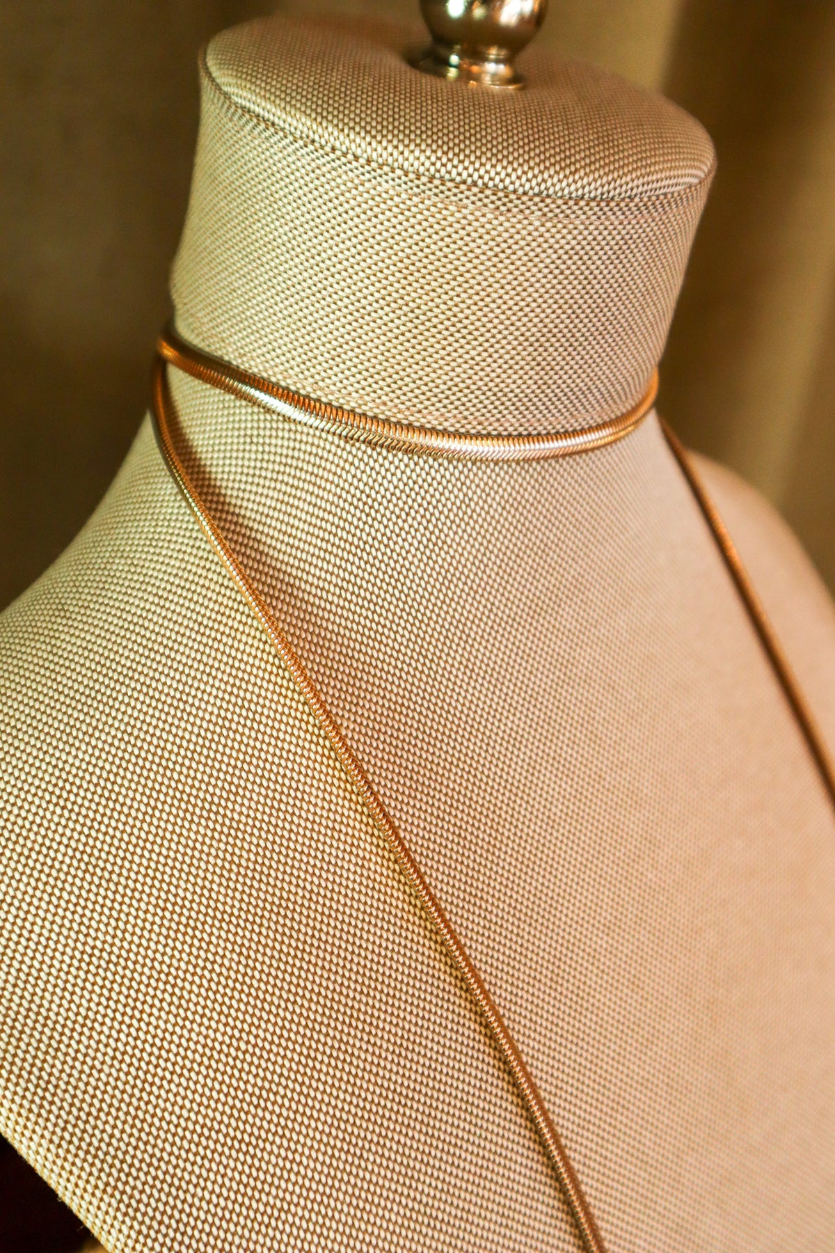 Gold Wrap Snake Necklace | Vintage