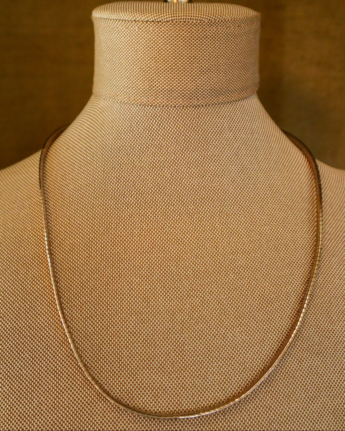 Omega silver chain necklace | Vintage