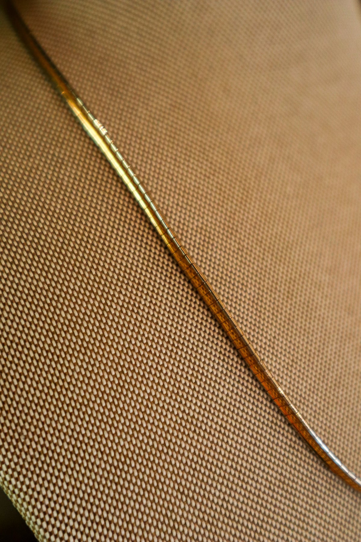 Omega silver chain necklace | Vintage