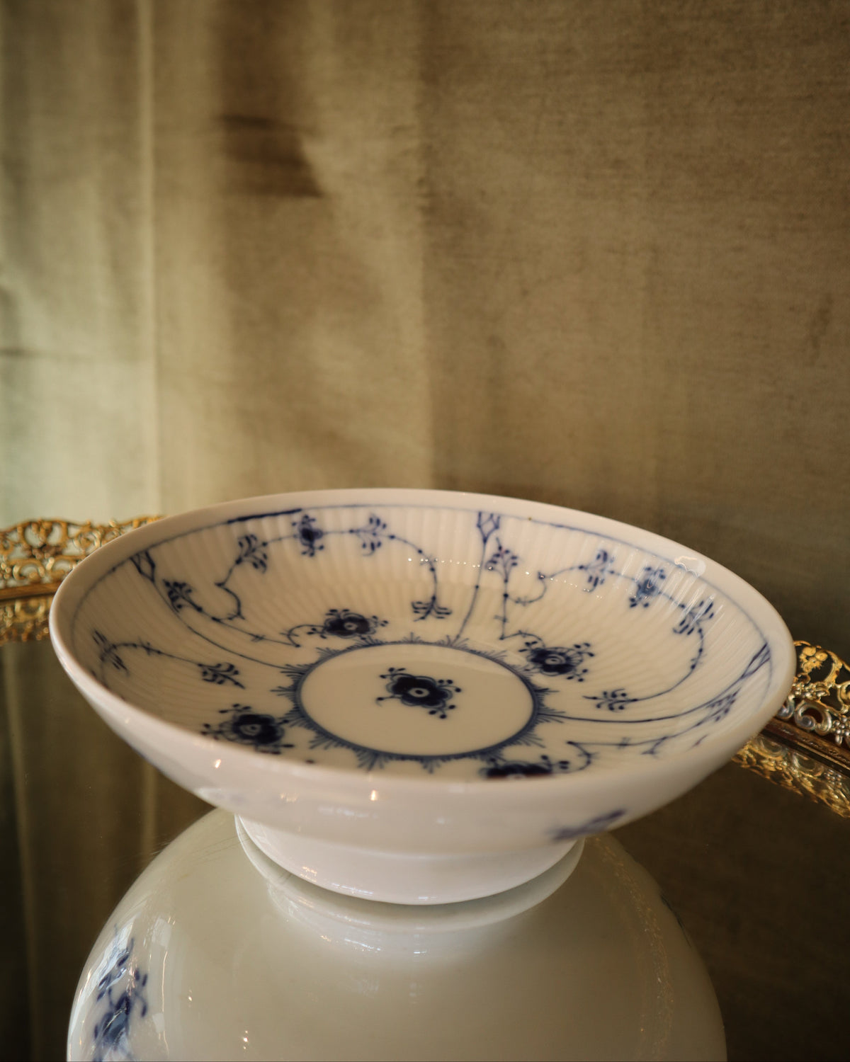 Vintage | 1960s Royal Copenhagen Blue Fluted Bowl