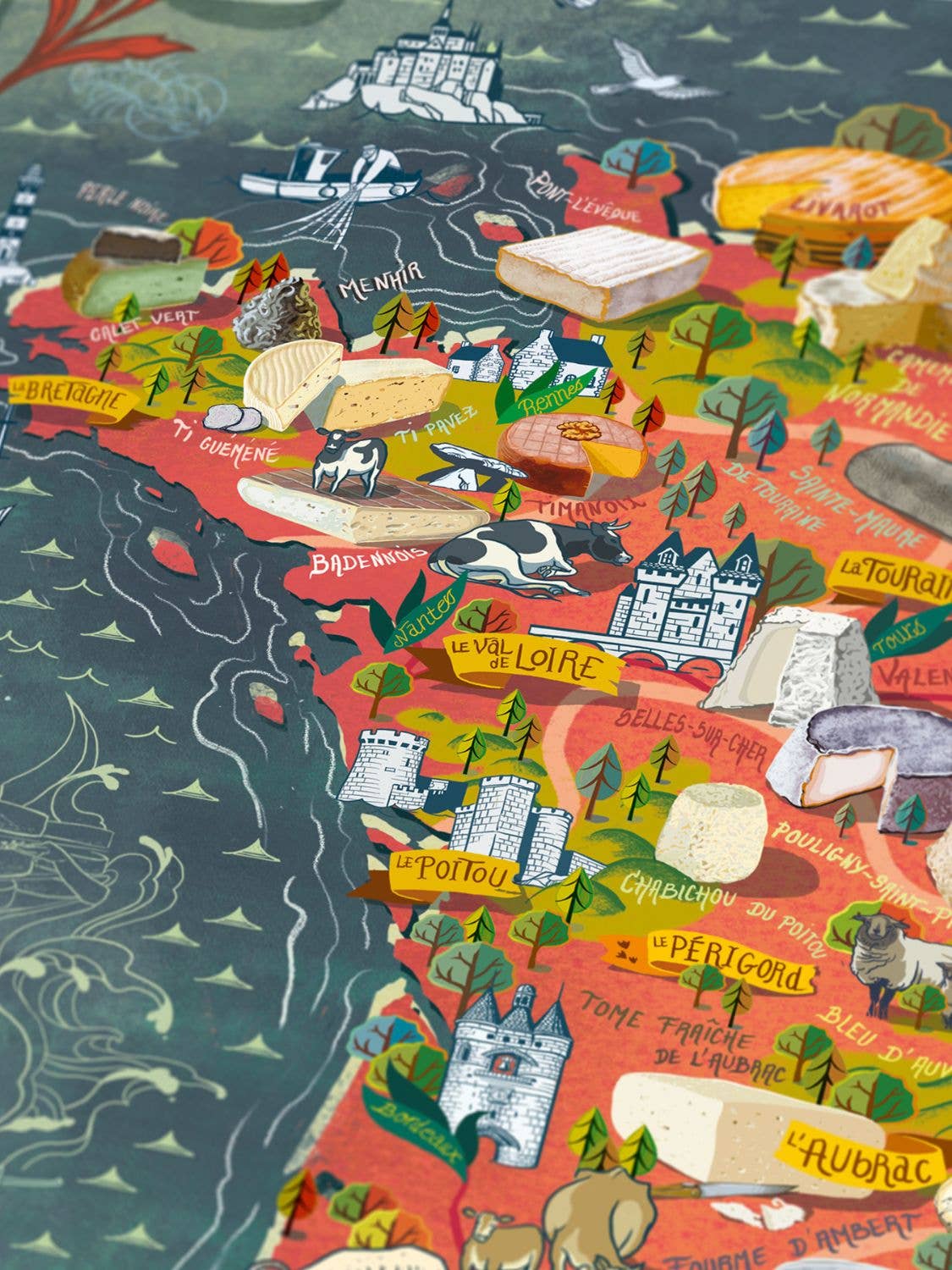 1000 Piece Cheese Puzzle | France | Water &amp; Wines