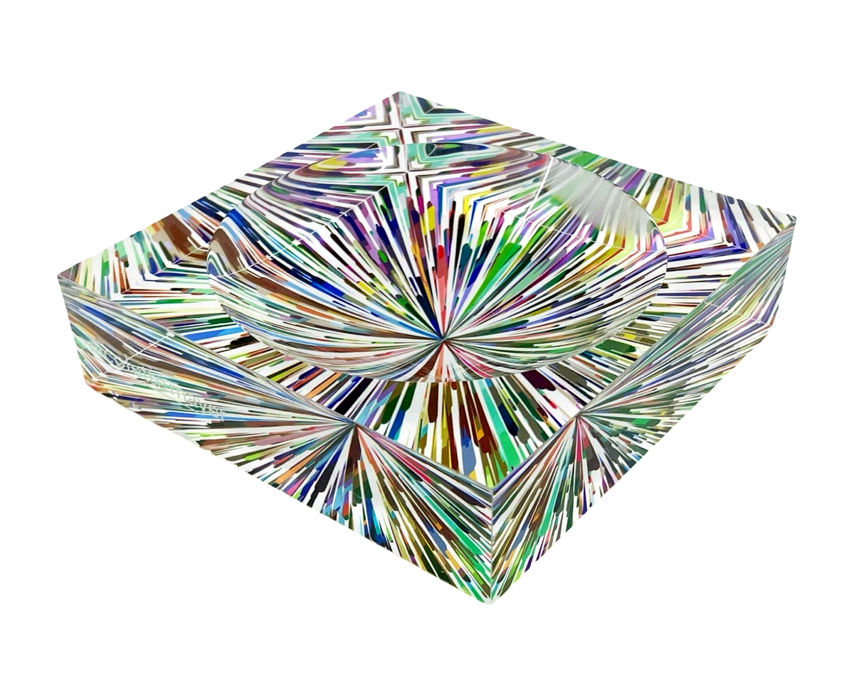 Acrylic Candy Dish | Fireworks White | Nicolette Mayer Collection