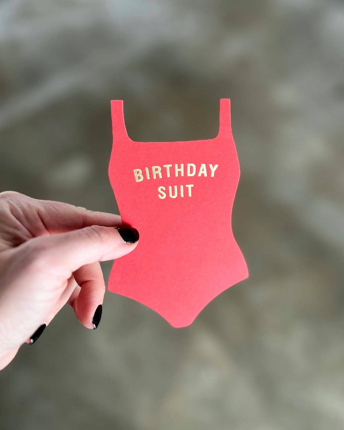 Birthday Card | Birthday Suit Flat | Ginger P. Designs