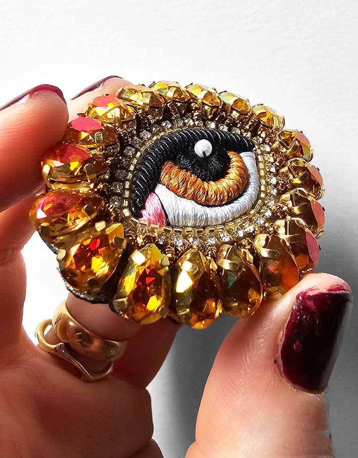 Brooch | Tender Look - Medium | Céleste Mogador