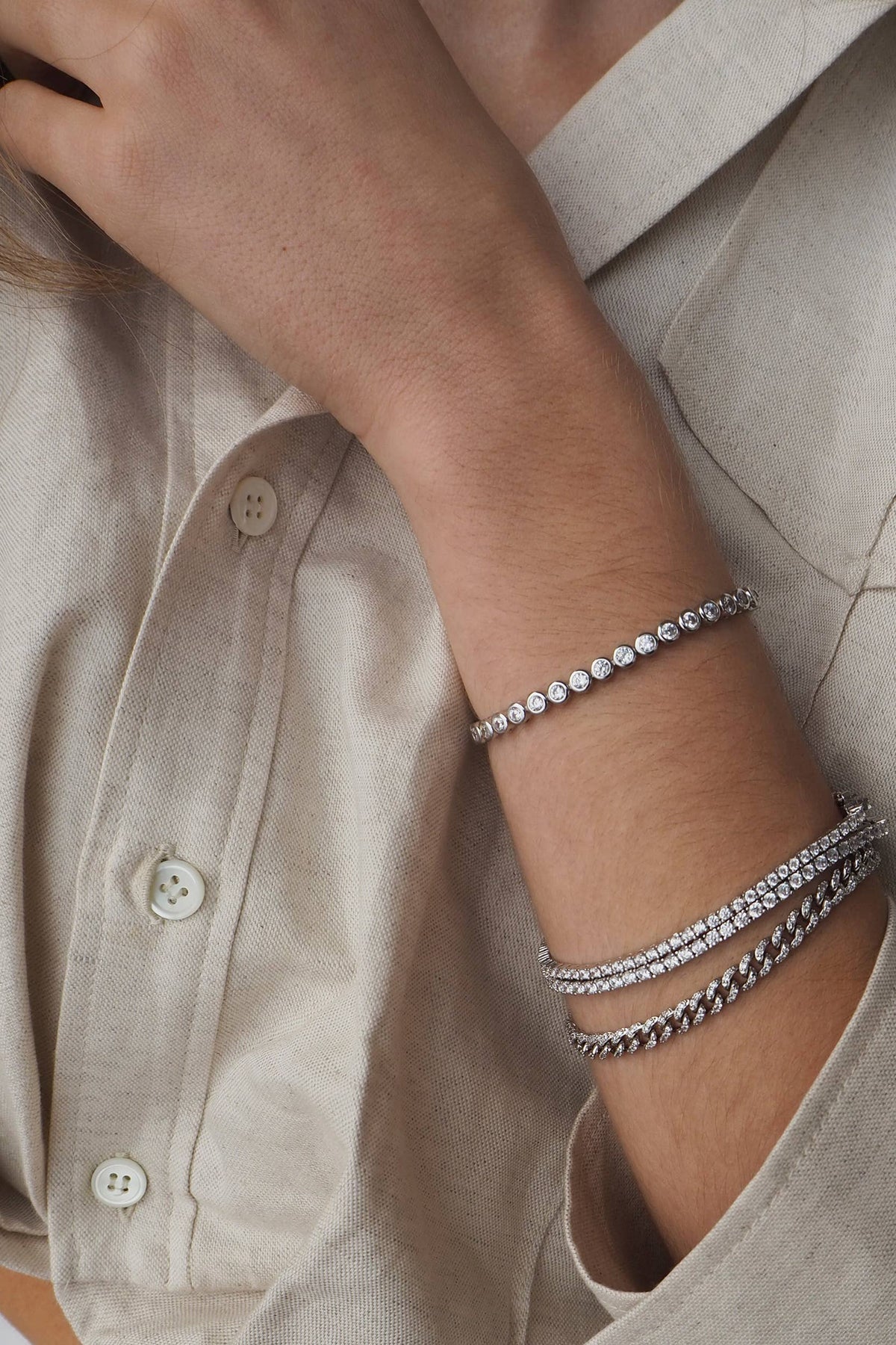 Tennis Bracelet | Mini Amina  | Lili Claspe