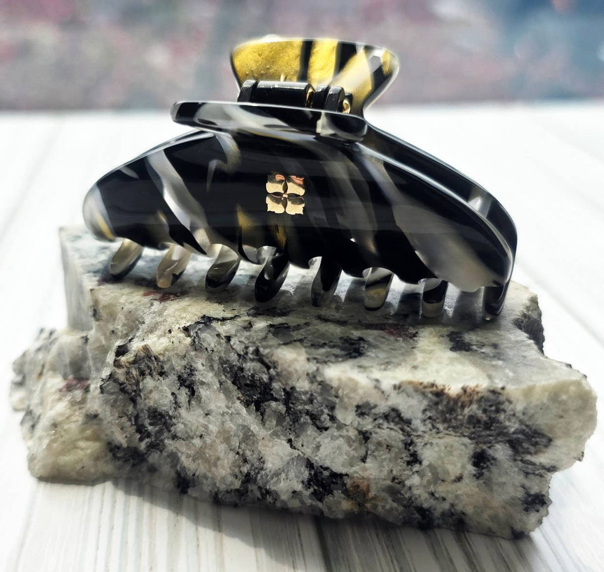 Glamour Grip Mini Claws | Italian Acetate | Meteorite | Fenna&Fei