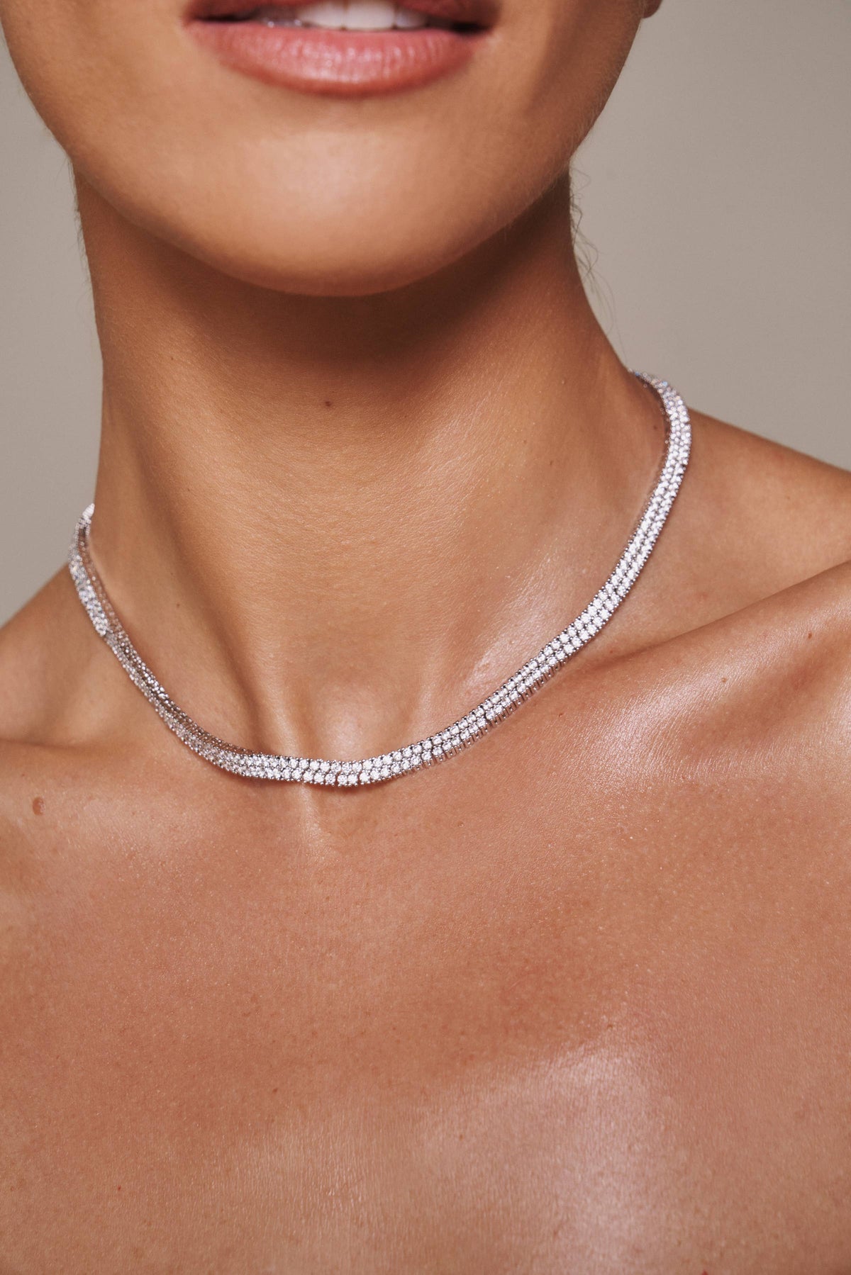 Tennis Necklace | Rosaline | Lili Claspe