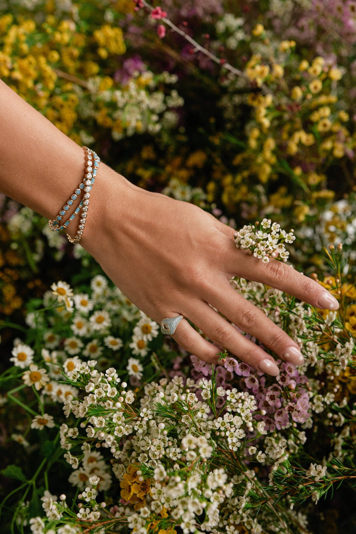 Tennis Bracelet | Reese Turquoise | Lili Claspe