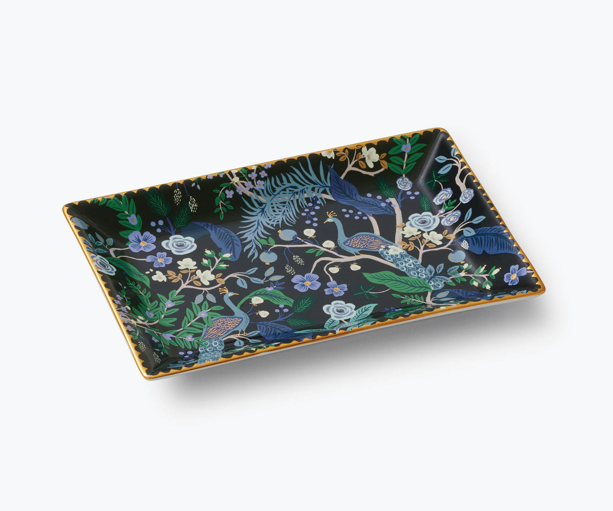 Catchall Tray - Small | Peacock | Rifle Paper Co.