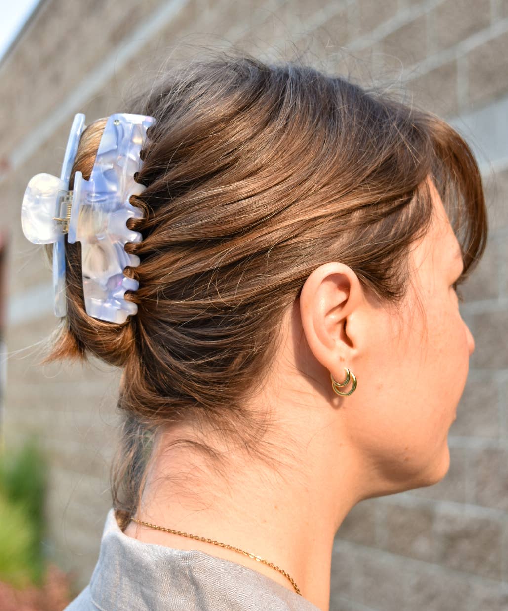 Rectangle Extra Large Hair Claws | Ocean | Fenna&Fei