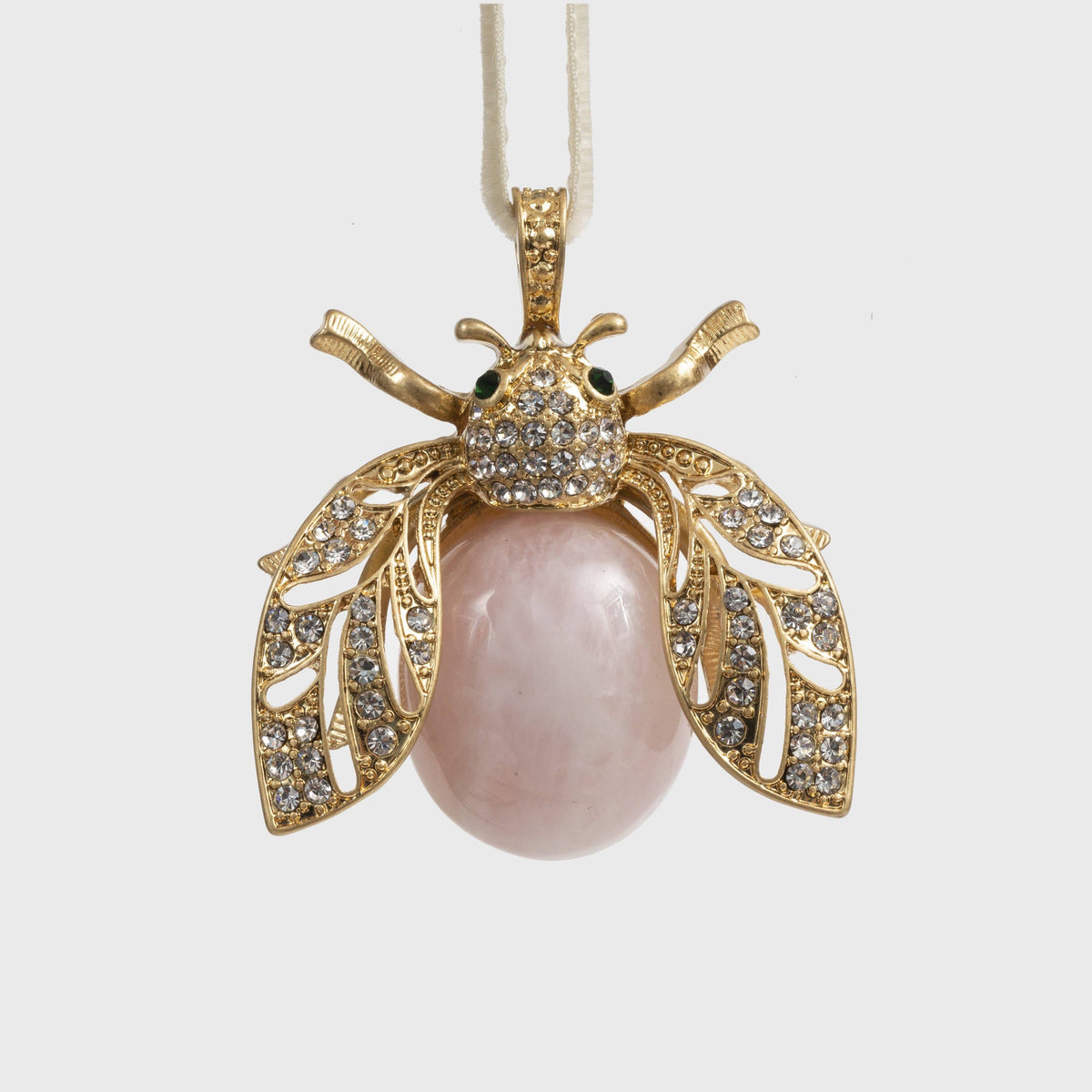 Ornament | Rose Quartz Bee | Joanna Buchanan