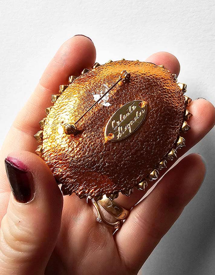 Brooch | Burning Kiss - Medium | Céleste Mogador