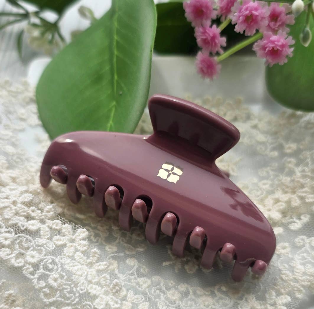 Glamour Grip Mini Claws | Italian Acetate | Dusty Rose | Fenna&Fei