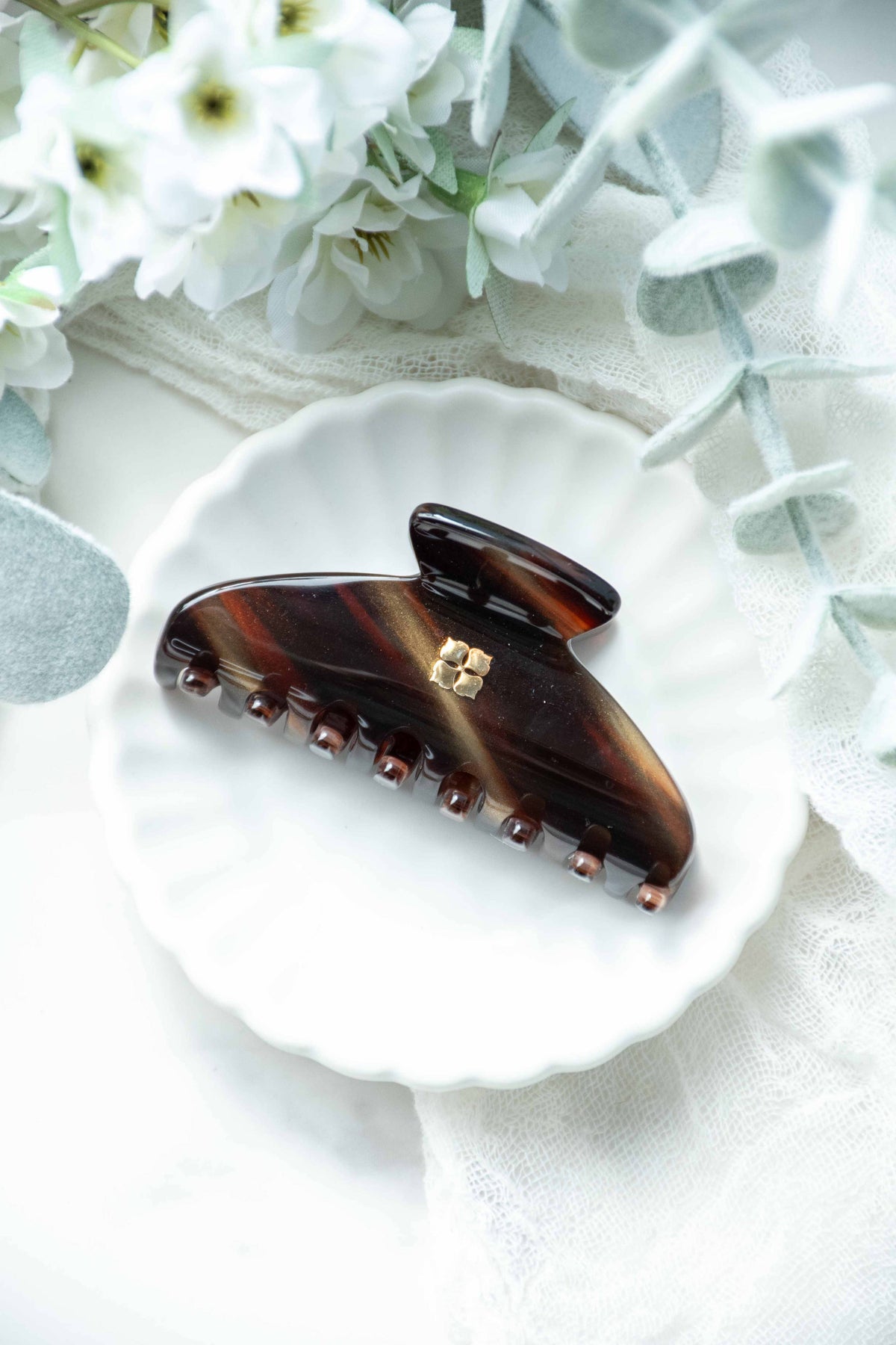 Glamour Grip Mini Claw | Tigers Eye - Bronze Gold Shimmer | Fenna&Fei