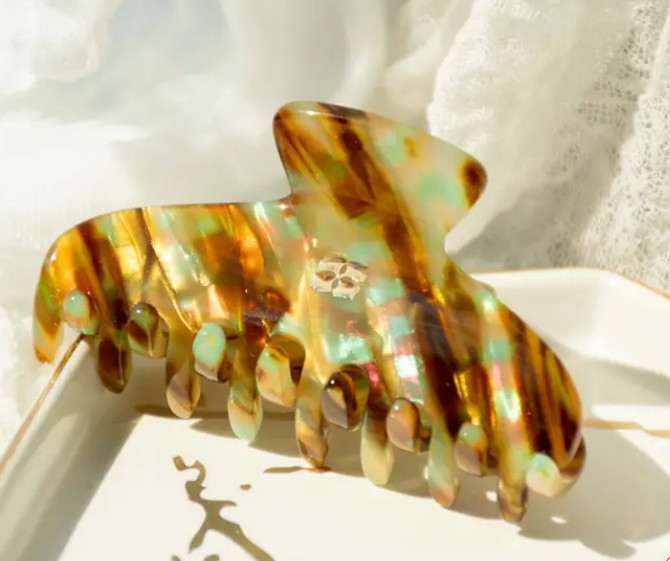 Glamour Grip Mini Claws | Italian Acetate | Fools Gold | Fenna&Fei