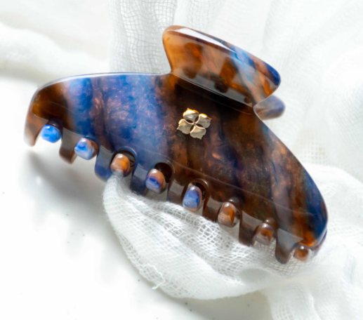 Glamour Grip Mini Claws | Italian Acetate | Blue Jasper | Fenna&Fei