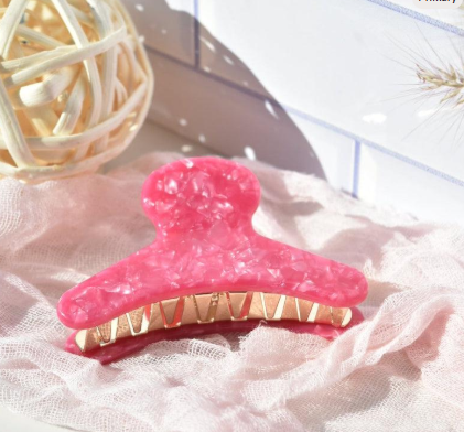 French Claw Hair Clips | Italian Acetate Claw | Peony | Fenna&Fei