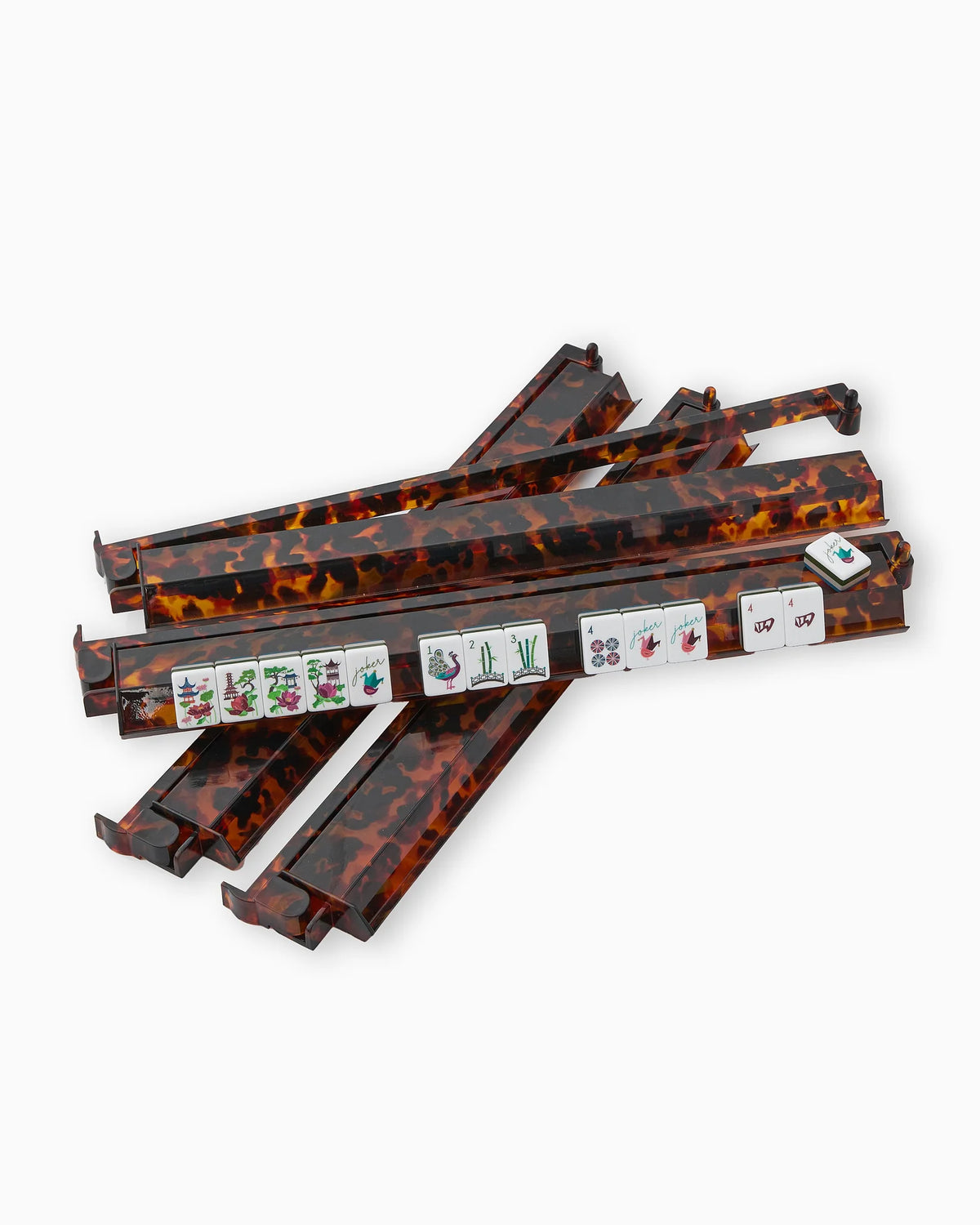 Rack and Pusher Set | Tortoise Shell | Oh My Mahjong