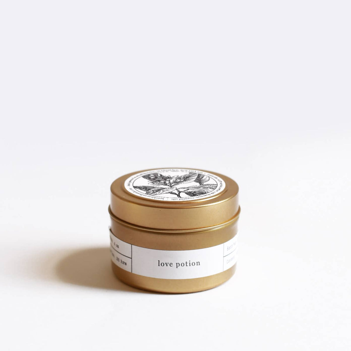 Gold Travel Candle | Love Potion | Brooklyn Candle Studio