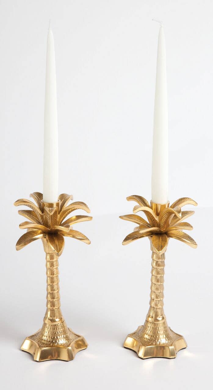 Palm Tree Candle Holder Set | 8 Oak Lane
