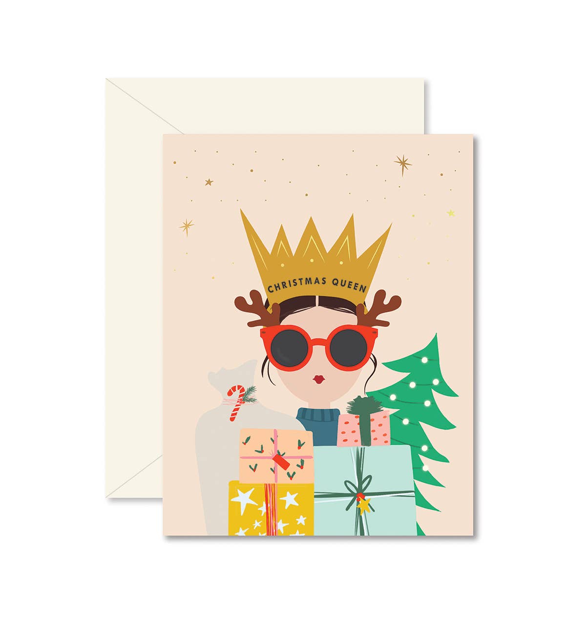 Holiday Card | Christmas Queen | Ginger P. Designs
