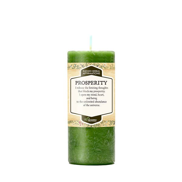 Affirmation Candle | Prosperity | Coventry Creations