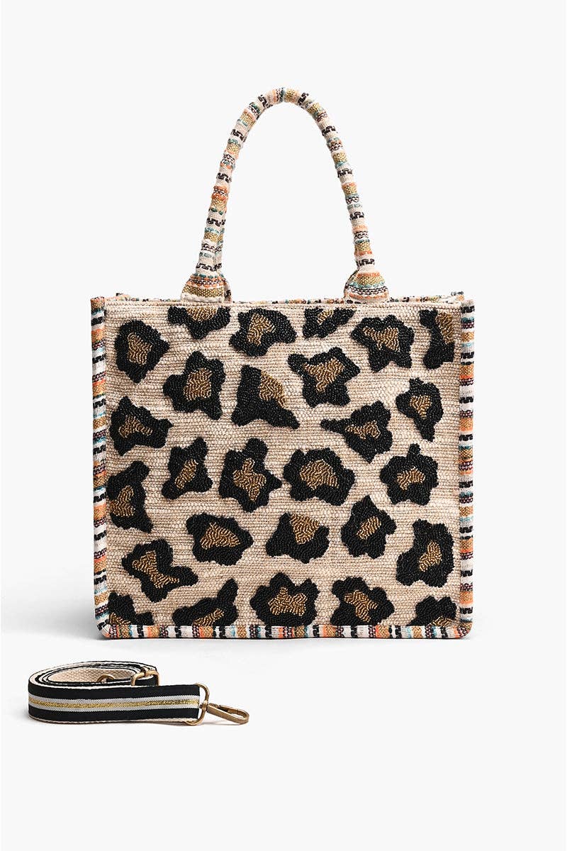 Luxe Leopard Day Tote | America and Beyond