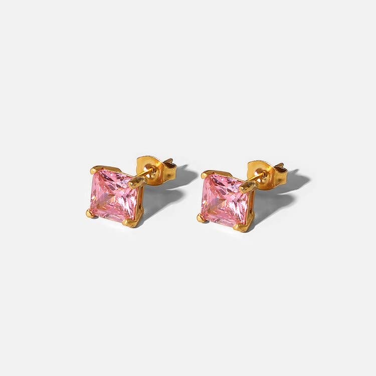 Earrings | Pink Diamond Pendant | Kriya Veda
