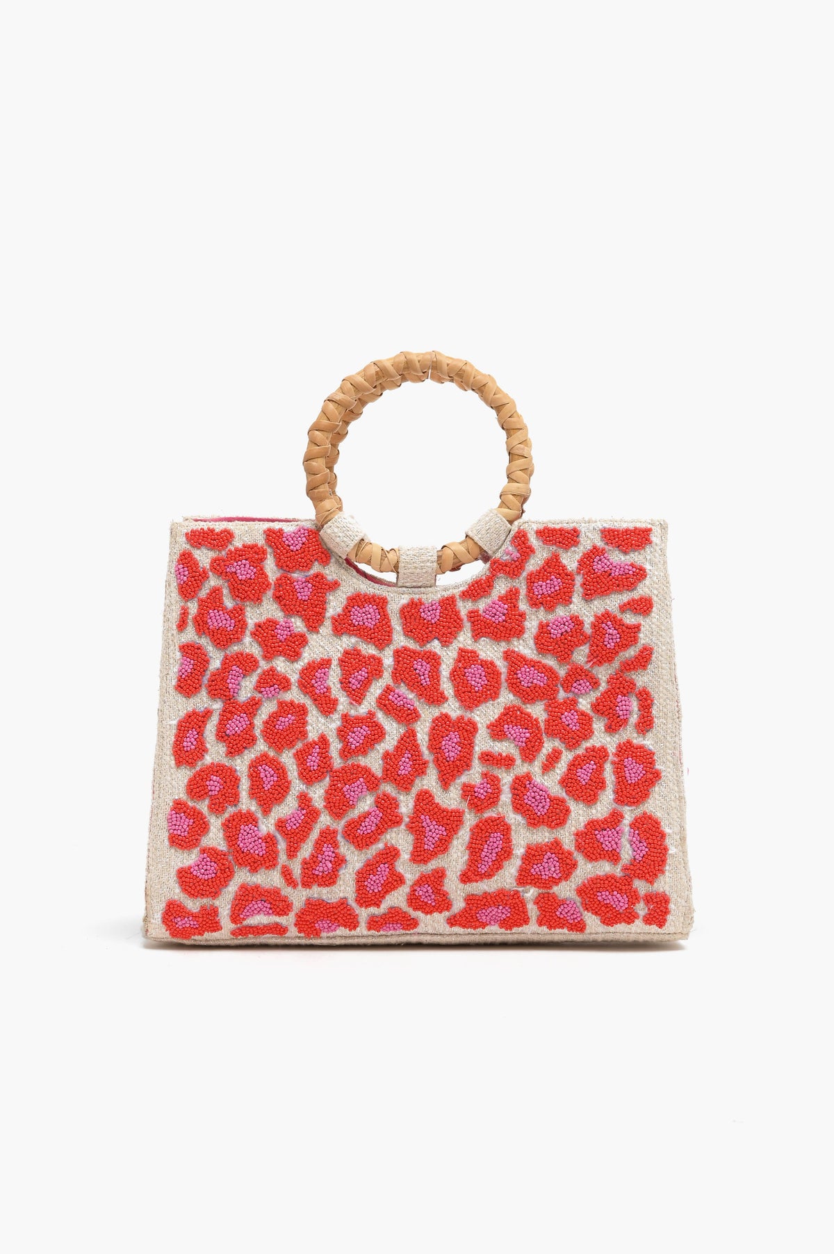 Pink Leopard Handheld Tote with Crossbody Straps | America &amp; Beyond