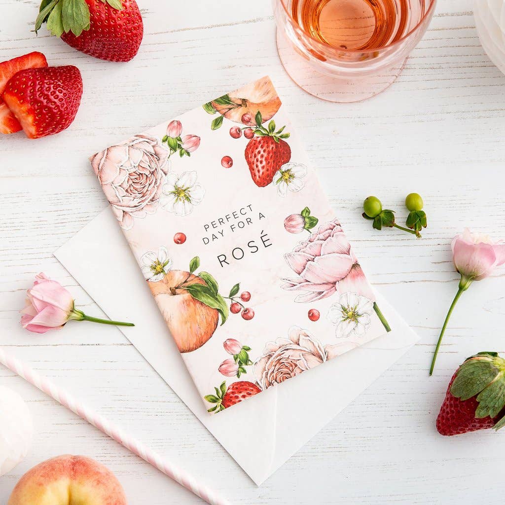 Greeting Card - Rosé | Botanical Party | Catherine Lewis Design
