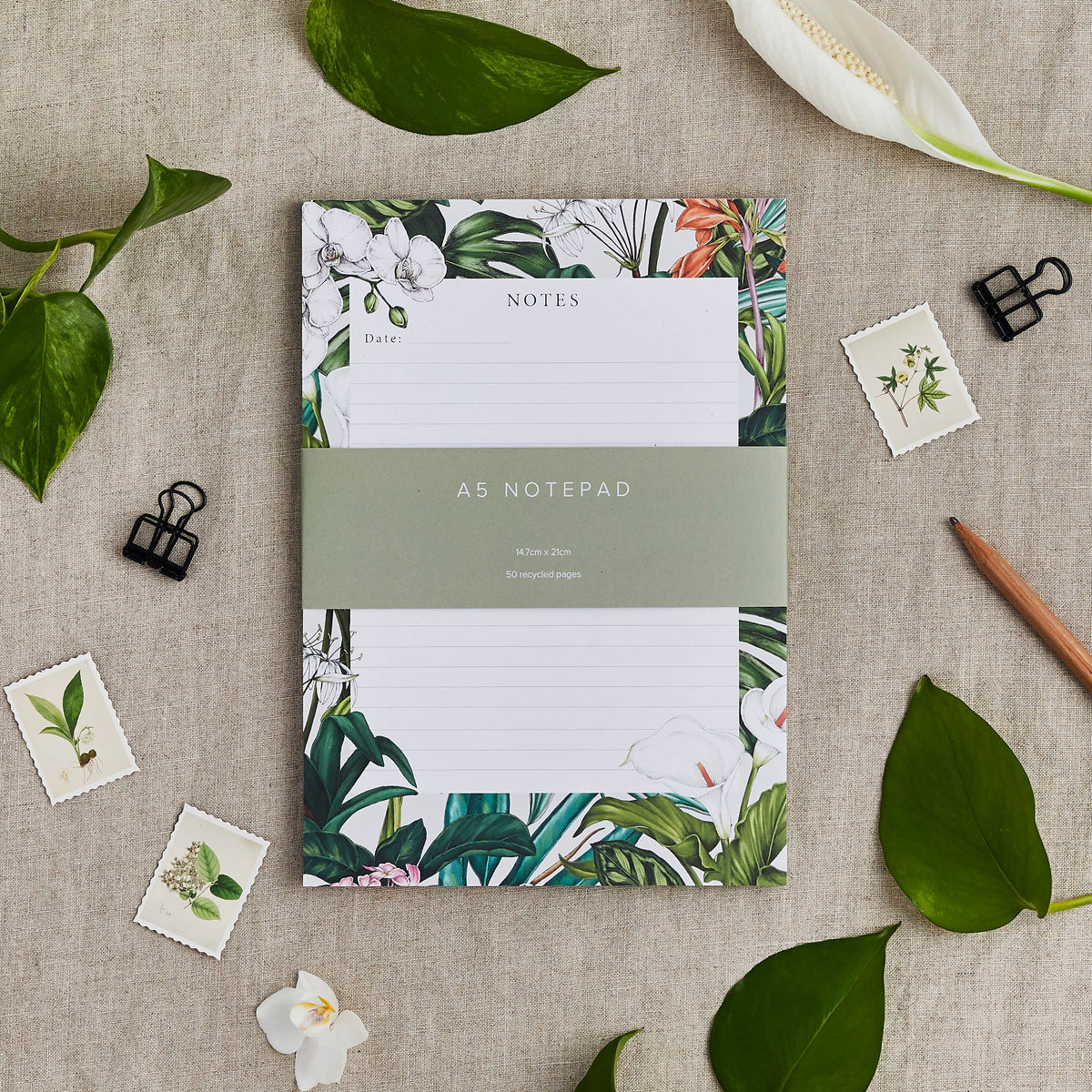 Notepad | Palm House Tropics | Catherine Lewis Design