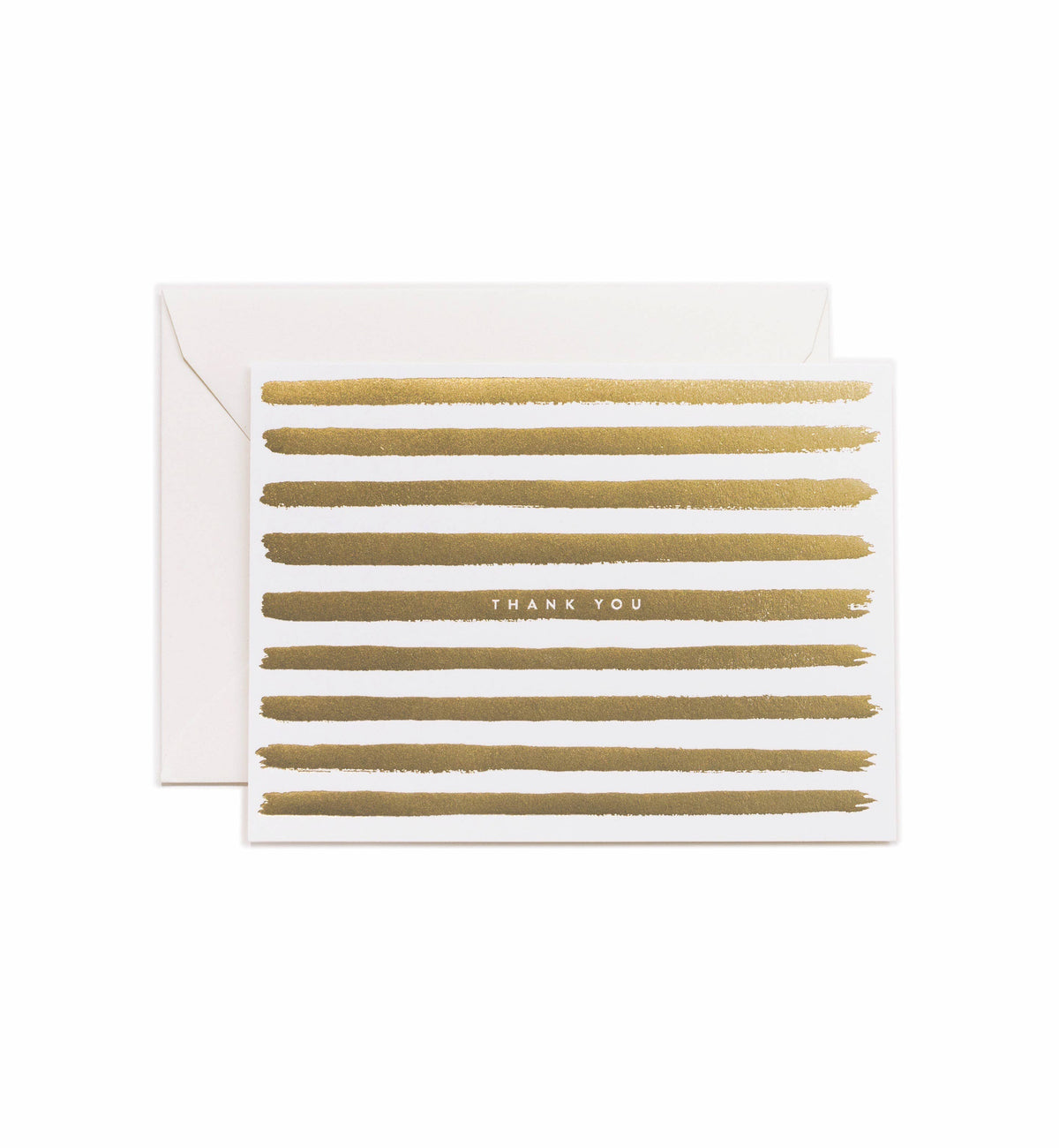 Thank You Cards | Boxed Set of Gold Stripes | Rifle Paper Co.